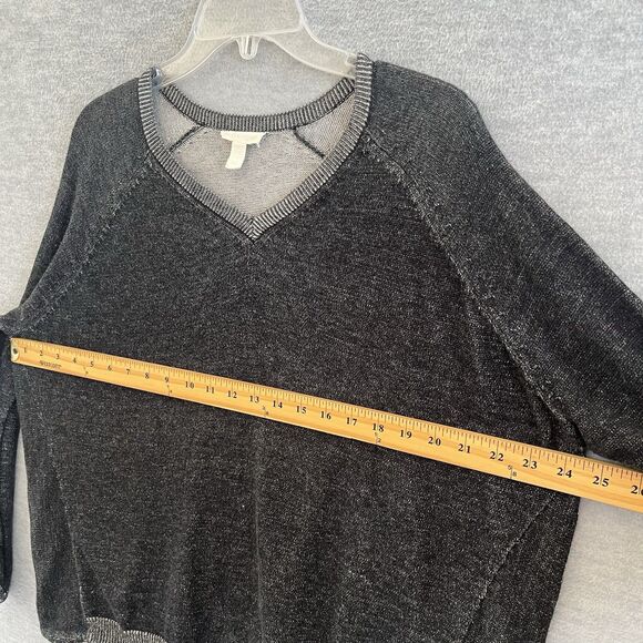 Eileen Fisher Organic Cotton Sweater Small Oversized Coastal Preppy Quiet Luxury - Picture 7 of 11